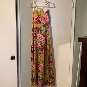Silk maxi dress